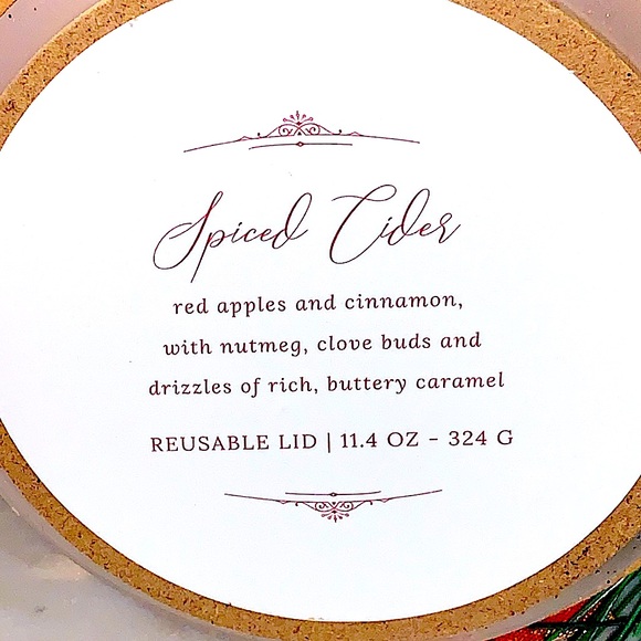 DW HOME CANDLE SPICED CIDER RICHLY SCENTED NEW 1 WICK 11.4oz - Picture 6 of 7
